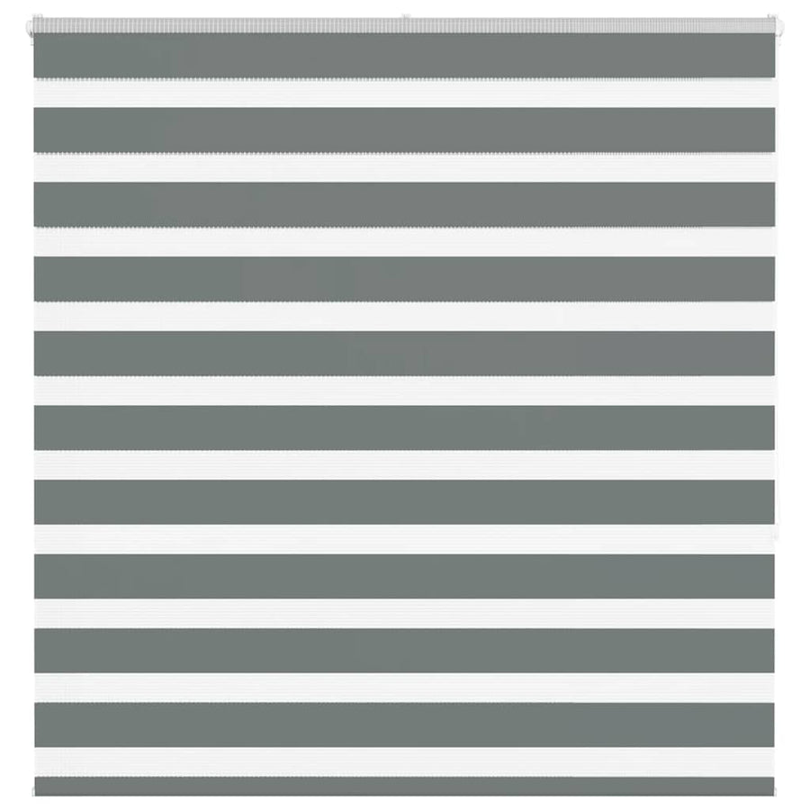 Zebra rolgordijn 145x150 cm stofbreedte 140,9 cm donkergrijs