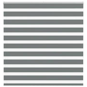 Zebra rolgordijn 150x150 cm donkergrijs