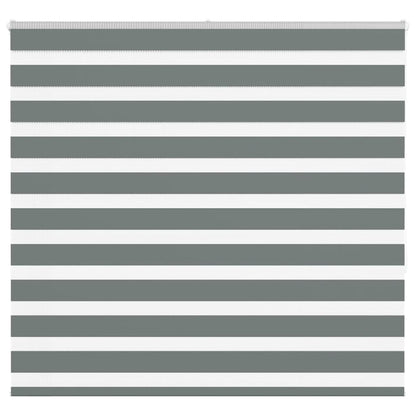Zebra rolgordijn 155x150 cm stofbreedte 150,9 cm donkergrijs