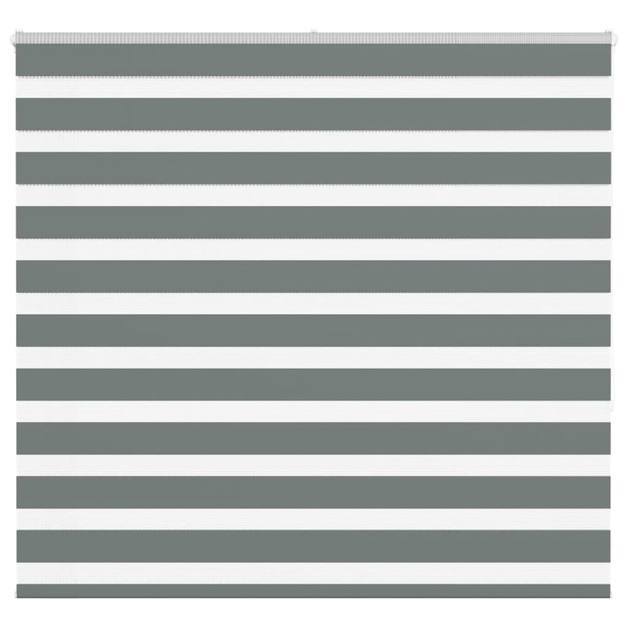Zebra rolgordijn 155x150 cm stofbreedte 150,9 cm donkergrijs