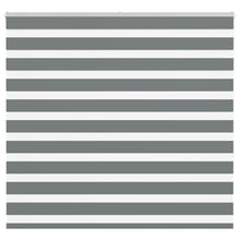 Zebra rolgordijn 165x150 cm stofbreedte 160,9 cm donkergrijs