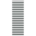 Zebra rolgordijn 85x200 cm stofbreedte 80,9 cm donkergrijs
