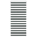 Zebra rolgordijn 95x200 cm stofbreedte 90,9 cm donkergrijs