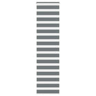 Zebra roller blind 60x230 cm fabric width dark grey 55.9 cm