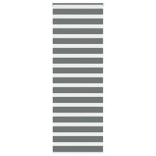 Zebra rolgordijn 80x230 cm stofbreedte 75,9 cm donkergrijs