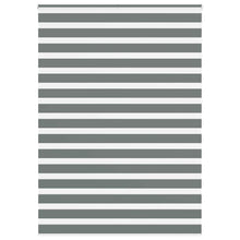 Zebra rolgordijn 160x230 cm stofbreedte 155,9 cm donkergrijs