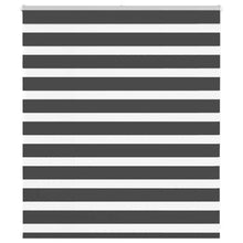 Zebra rolgordijn 135x100 cm stofbreedte 130,9 cm zwart
