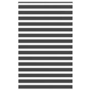 Zebra roller blind 150x200 cm fabric width 145.9 cm black