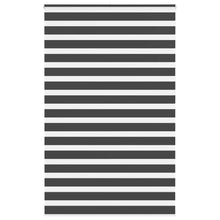 Zebra rolgordijn 150x200 cm stofbreedte 145,9 cm zwart