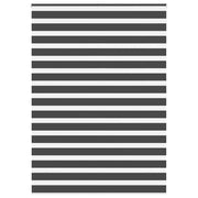 Zebra roller blind 155x200 cm fabric width 150.9 cm black