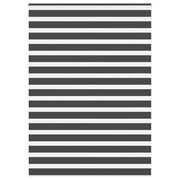 Zebra roller blind 160x200 cm fabric width 155.9 cm black