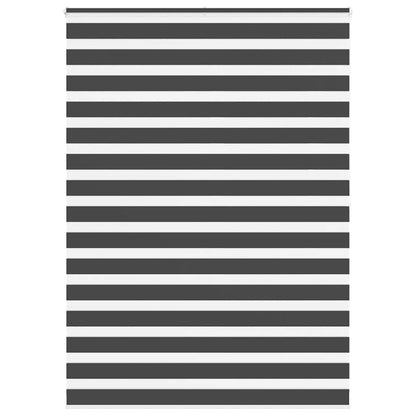 Zebra rolgordijn 160x200 cm stofbreedte 155,9 cm zwart