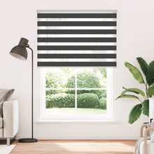 Zebra rolgordijn 160x200 cm stofbreedte 155,9 cm zwart