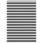 Zebra rolgordijn 165x200 cm zwart