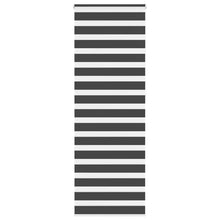 Zebra rolgordijn 70x230 cm stofbreedte 65,9 cm zwart