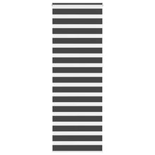 Zebra rolgordijn 90x230 cm stofbreedte 85,9 cm zwart