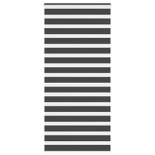 Zebra rolgordijn 95x230 cm stofbreedte 90,9 cm zwart
