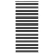 Zebra roller blind 100x230 cm fabric width 95.9 cm black
