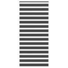 Zebra rolgordijn 110x230 cm stofbreedte 105,9 cm zwart
