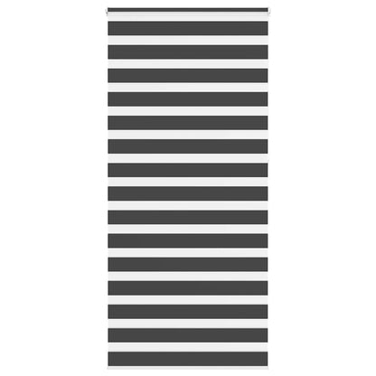 Zebra rolgordijn 115x230 cm stofbreedte 110,9 cm zwart