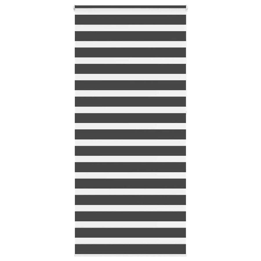 Zebra rolgordijn 115x230 cm stofbreedte 110,9 cm zwart