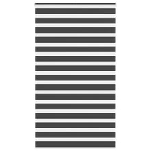 Zebra rolgordijn 120x230 cm stofbreedte 115,9 cm zwart