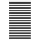 Zebra roller blind 125x230 cm fabric width 120.9 cm black