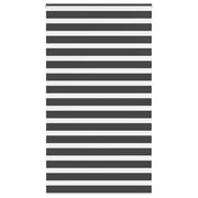 Zebra roller blind 125x230 cm fabric width 120.9 cm black