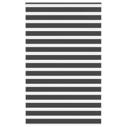 Zebra roller blind 140x230 cm fabric width 135.9 cm black