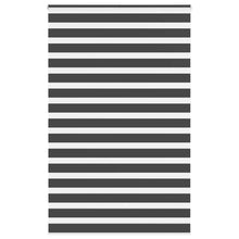 Zebra rolgordijn 140x230 cm stofbreedte 135,9 cm zwart