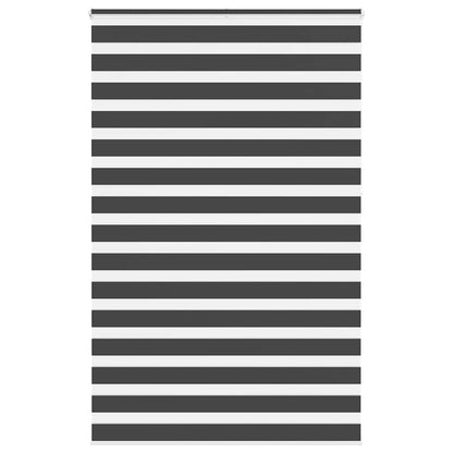 Zebra rolgordijn 140x230 cm stofbreedte 135,9 cm zwart