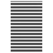 Zebra Roller Blind 150x230 cm fabric width 145.9 cm black