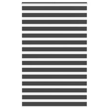 Zebra rolgordijn 150x230 cm stofbreedte 145,9 cm zwart