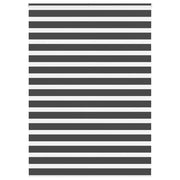 Zebra roller blind 155x230 cm fabric width 150.9 cm black