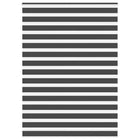 Zebra rolgordijn 165x230 cm zwart