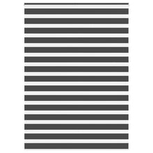 Zebra rolgordijn 165x230 cm stofbreedte 160,9 cm zwart