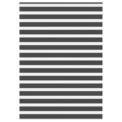 Zebra rolgordijn 165x230 cm stofbreedte 160,9 cm zwart