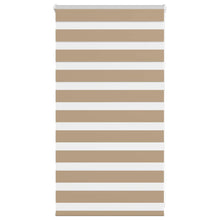 Zebra Blind 70x100 cm stofbreedte 65,9 cm polyester zandbruin