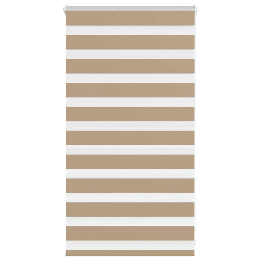 Zebra Blind 70x100 cm stofbreedte 65,9 cm polyester zandbruin