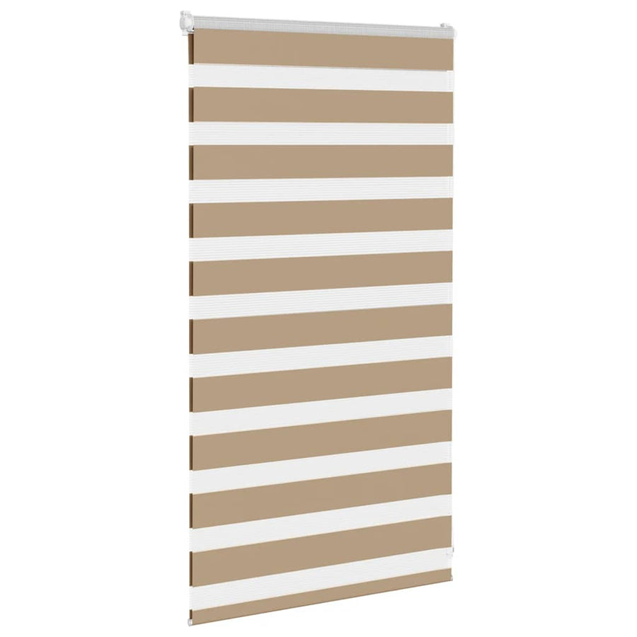 Zebra Blind 70x100 cm stofbreedte 65,9 cm polyester zandbruin