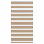 Zebra rolgordijn 75x100 cm zandbruin polyester