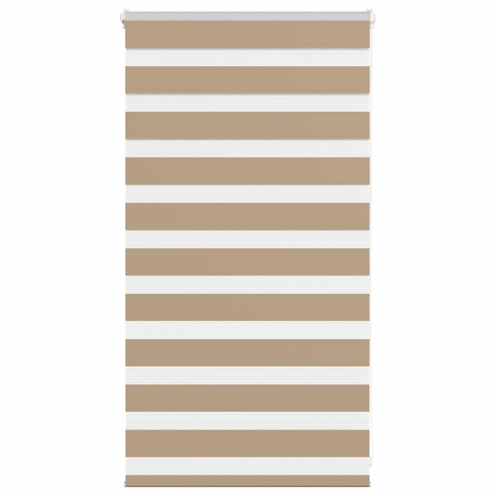 Zebra Blind 75x100 cm stofbreedte 70,9 cm polyester zandbruin