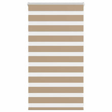 Zebra Blind 75x100 cm stofbreedte 70,9 cm polyester zandbruin