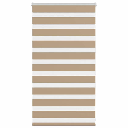 Zebra Blind 75x100 cm stofbreedte 70,9 cm polyester zandbruin