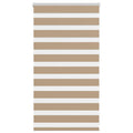 Zebra Blind 85x100 cm stofbreedte 80,9 cm polyester zandbruin