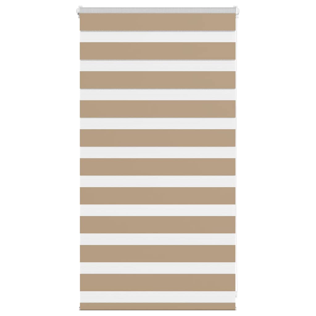 Zebra Blind 85x100 cm stofbreedte 80,9 cm polyester zandbruin