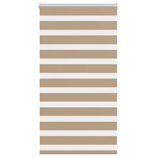 Zebra Blind 85x100 cm stofbreedte 80,9 cm polyester zandbruin