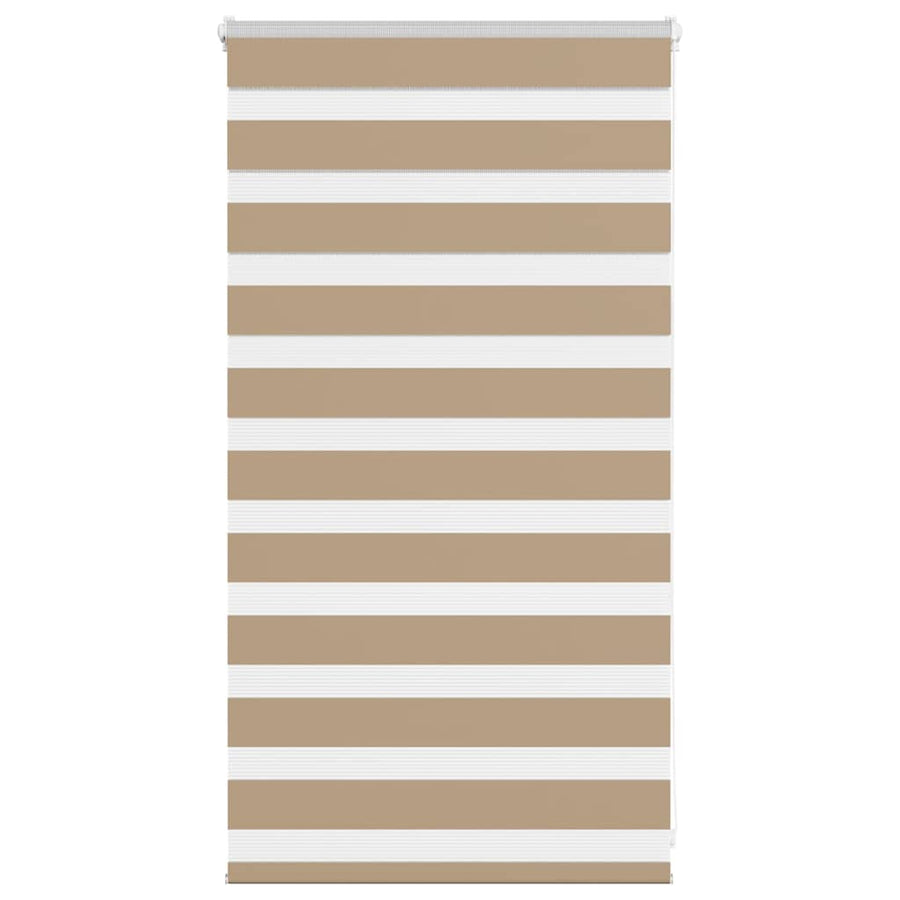 Zebra Blind 85x100 cm stofbreedte 80,9 cm polyester zandbruin