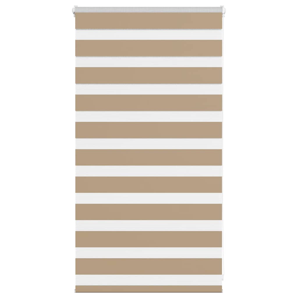 Zebra Blind 90x100 cm stofbreedte 85,9 cm polyester zandbruin