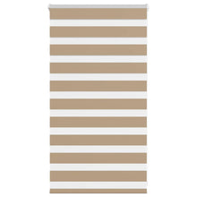 Zebra Blind 90x100 cm stofbreedte 85,9 cm polyester zandbruin